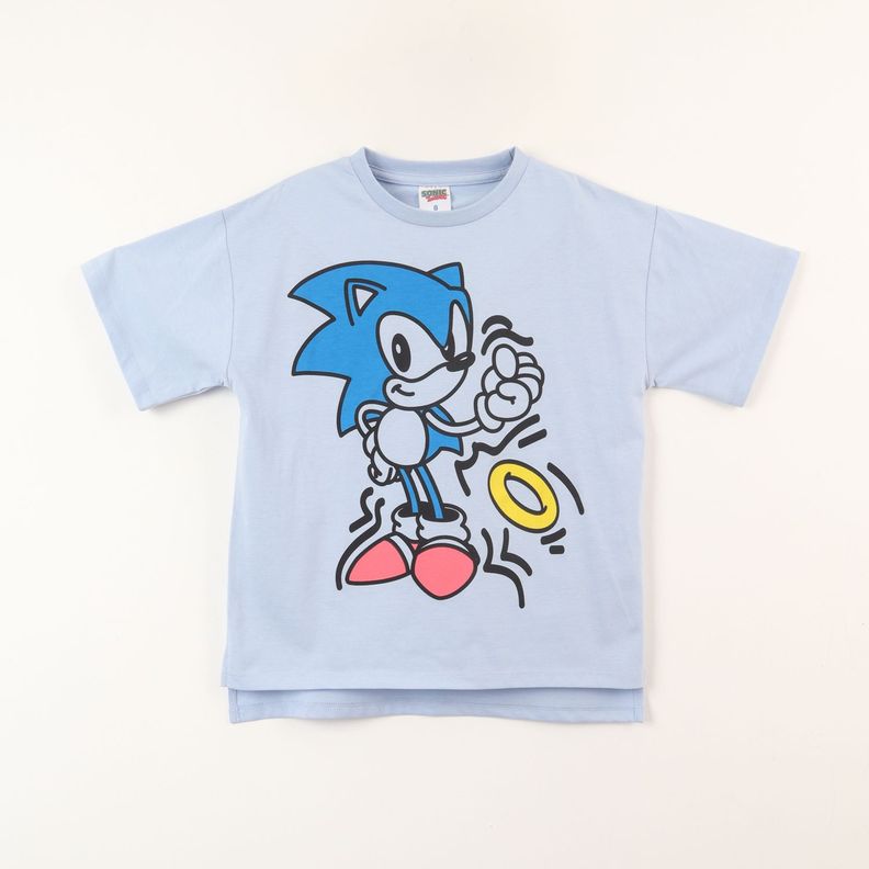 Polera Manga Corta Niño Coin Azul Sonic