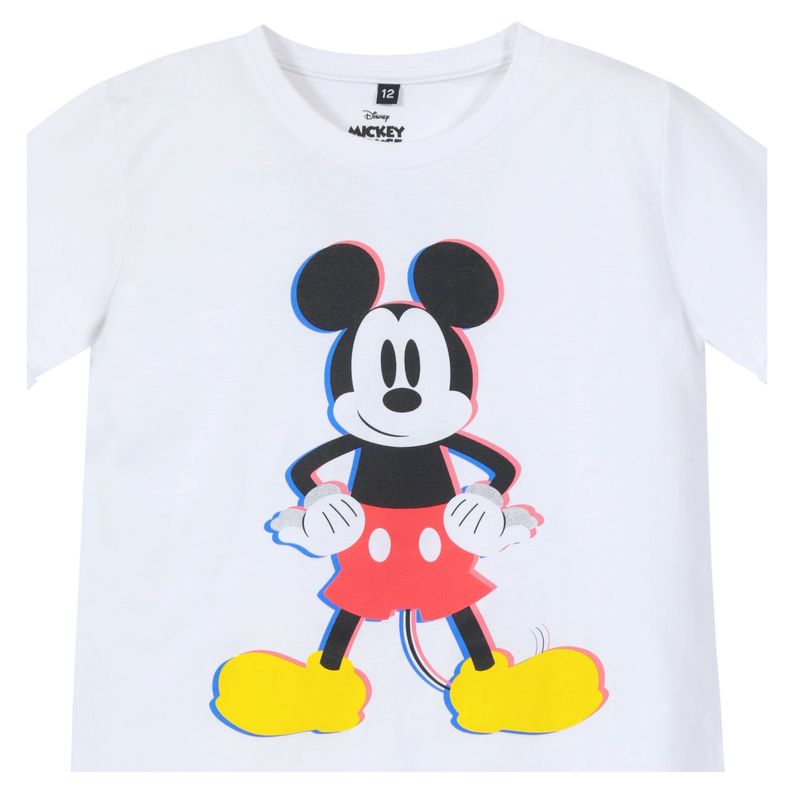 Polera Niña Mickey Get Ready Blanco Disney-2