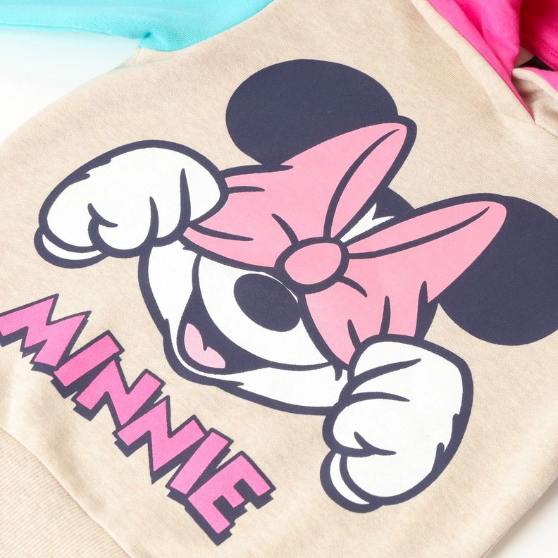 Conjunto Niña Minnie Covered Gris Disney-1