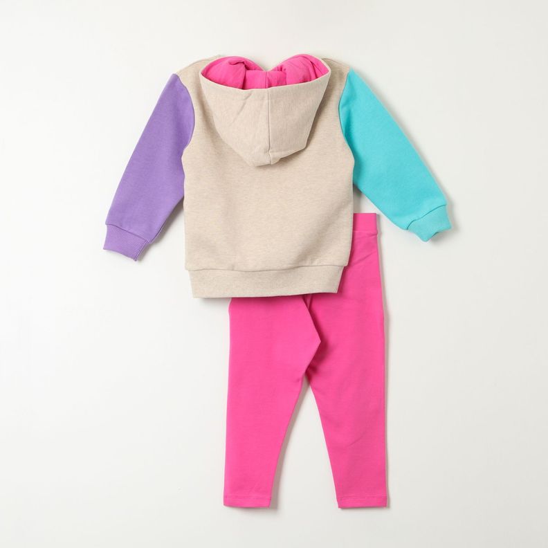 Conjunto Niña Minnie Covered Gris Disney-3