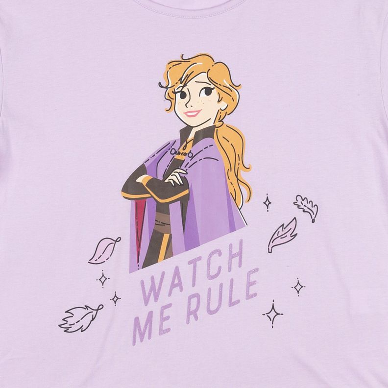 Polera Niña Watch Me Rule Frozen Morado Disney-5