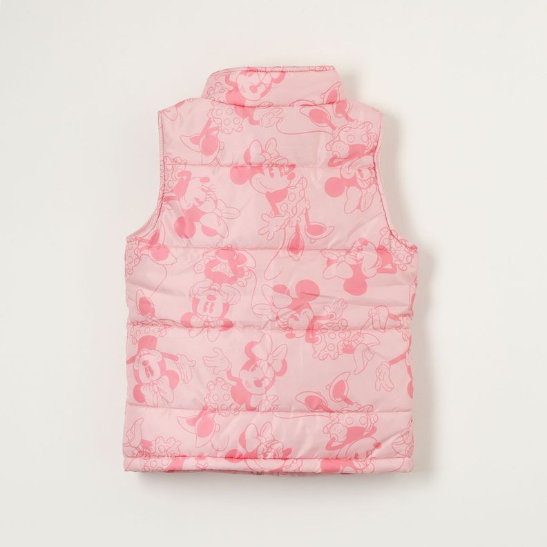 Parka Niña Minnie Details Rosado Disney-4