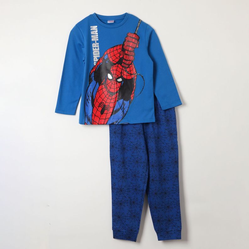 Conjunto Pijama Niño Spiderman Holding  Azul Marvel-0