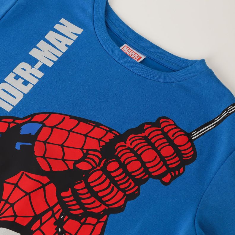 Conjunto Pijama Niño Spiderman Holding  Azul Marvel-1