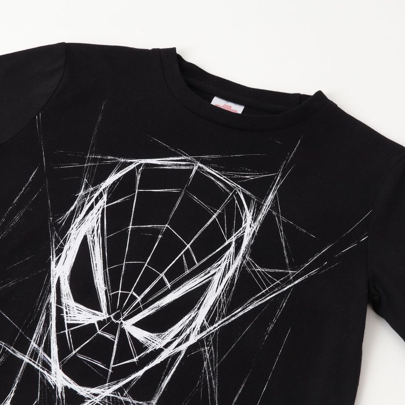 Polera Manga Larga Niño Spiderman Webhead Negro Marvel-1
