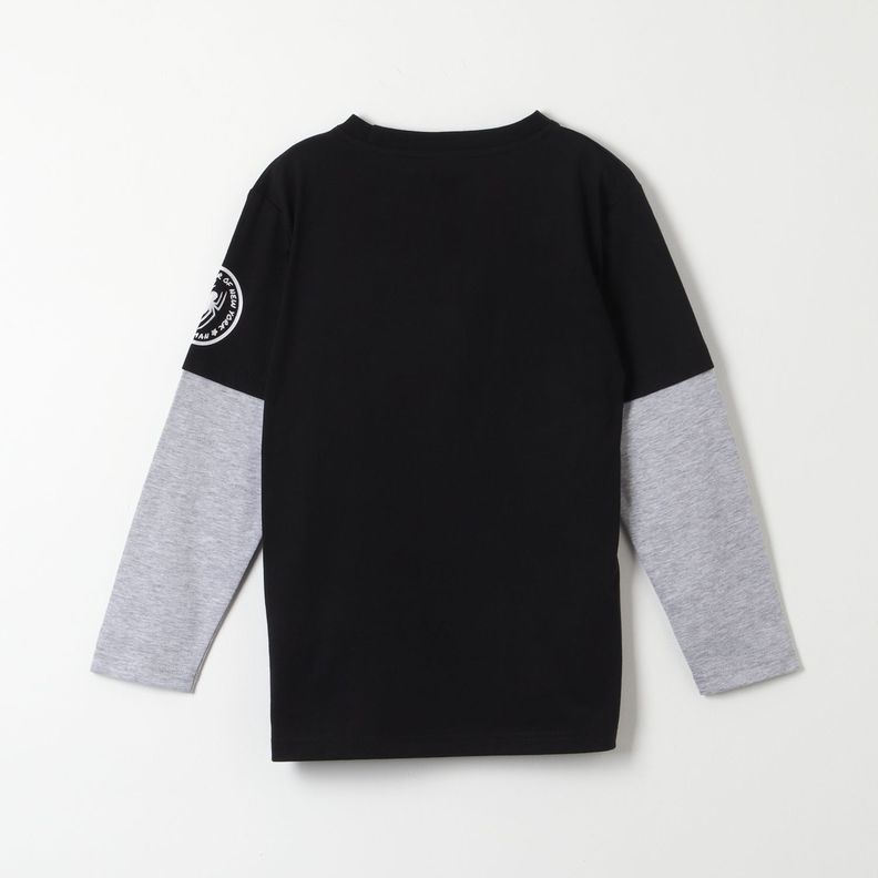 Polera Manga Larga Niño Spiderman Webhead Negro Marvel-2