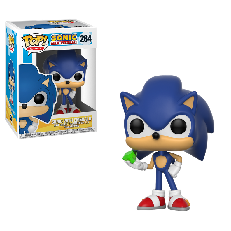 Funko Pop Sonic with Emerald - 284-1