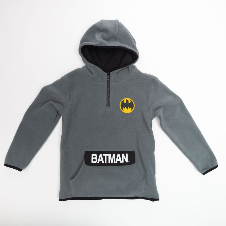 Polar Niño Batman Bolsillo Gris DC Comics-0