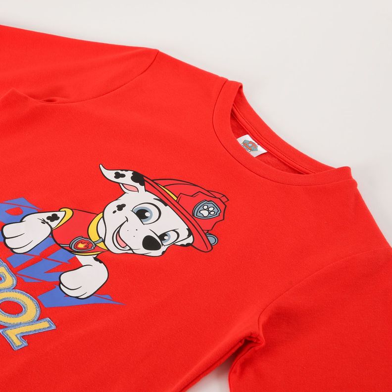 Conjunto Pijama Niño Bombero Rojo Paw Patrol-1