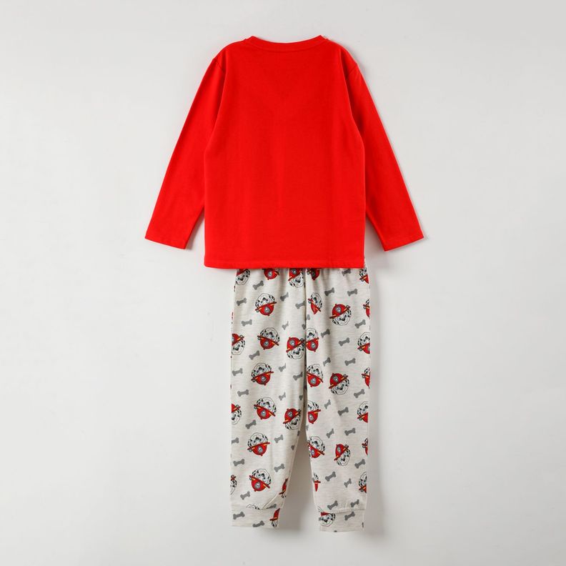 Conjunto Pijama Niño Bombero Rojo Paw Patrol-3