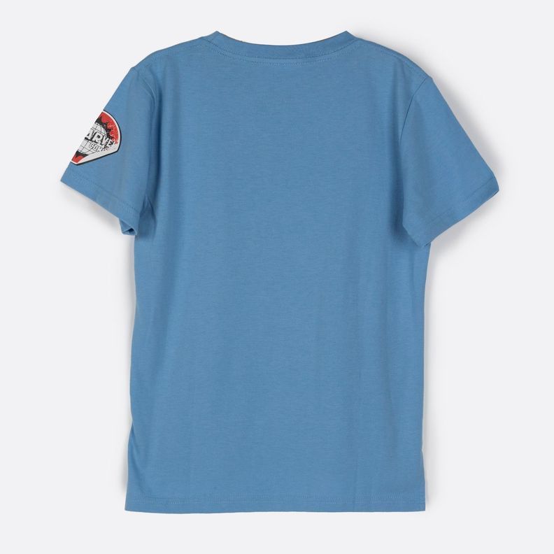 Polera Manga Corta Niño Spiderman Azul I Marvel-1
