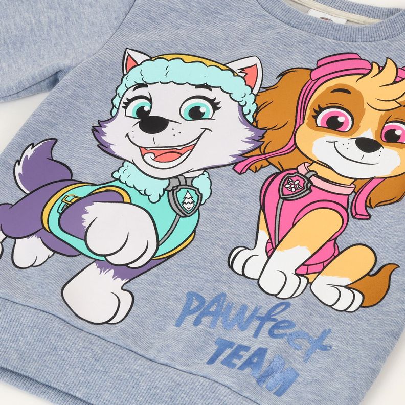 Buzo Niña Team Girls Celeste Paw Patrol-1