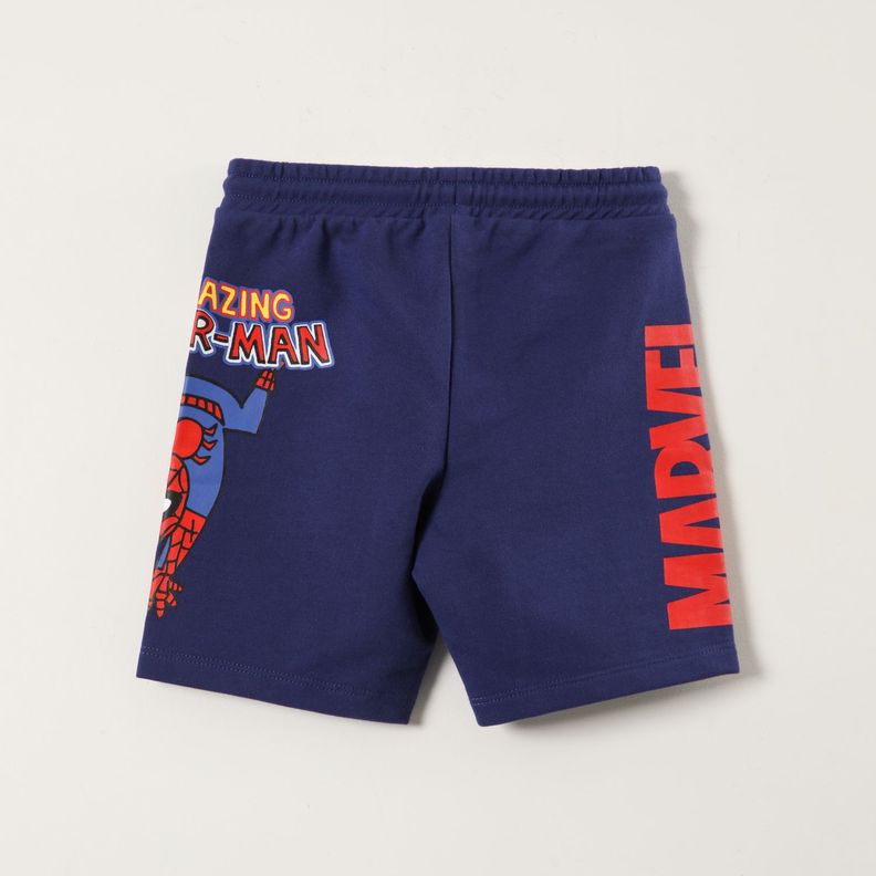 Short Niño Spiderman Azul Marvel-2