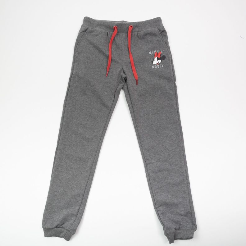 Pantalon de Buzo Niña Minnie Icon Gris Disney-0