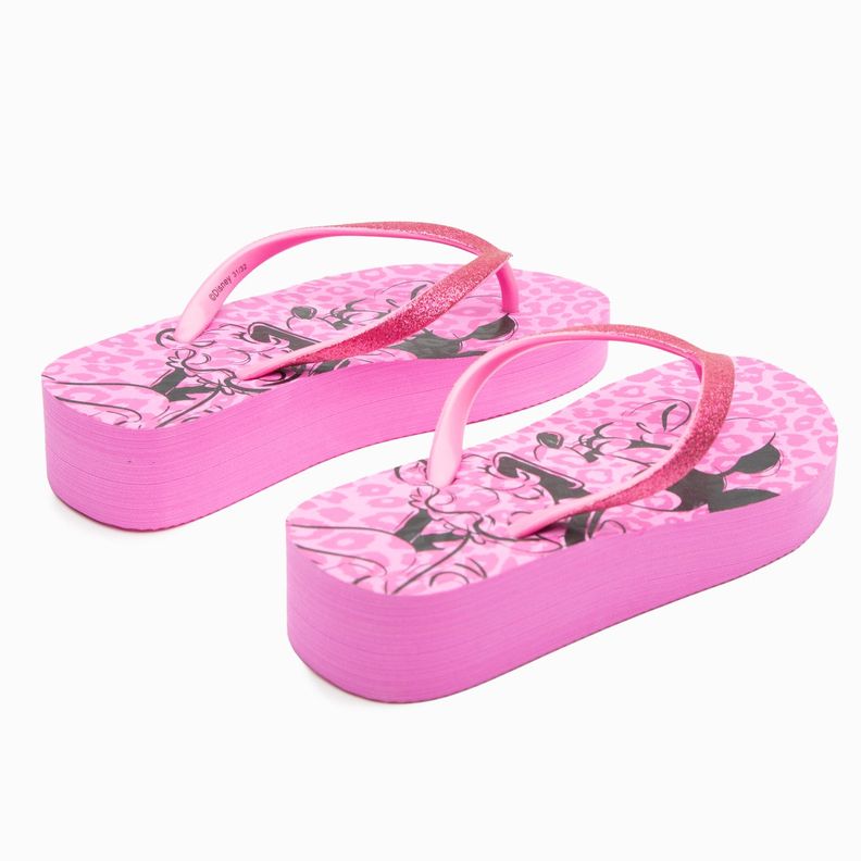 Sandalias Niña Minnie Glitter Rosado Disney-1