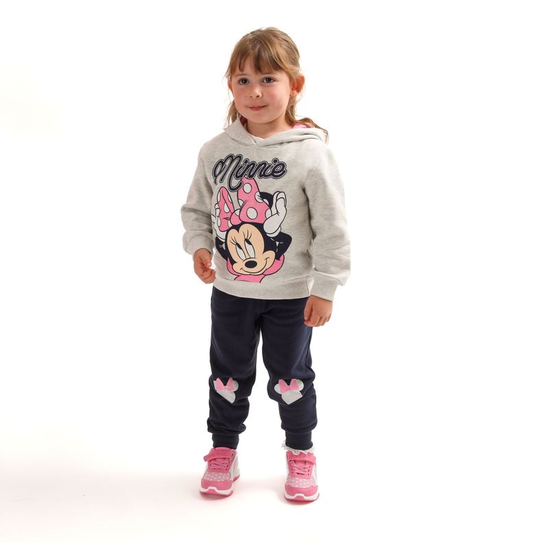 Buzo Niña Minnie Touch Gris Disney-0
