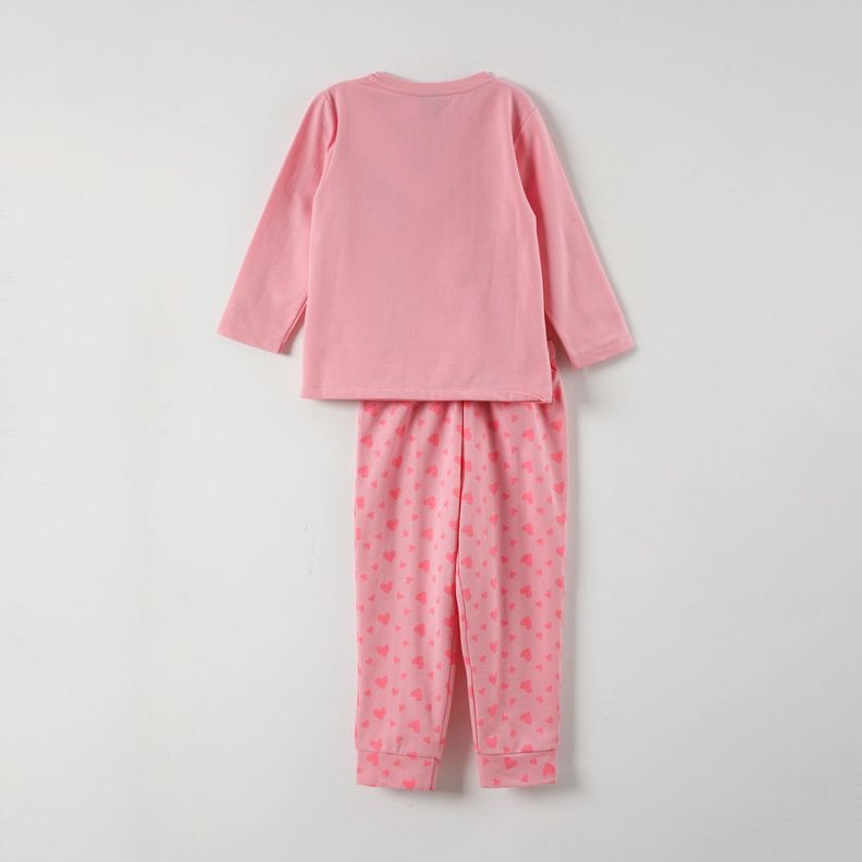 Conjunto Pijama Niña Minnie Hello! Rosado Disney-3
