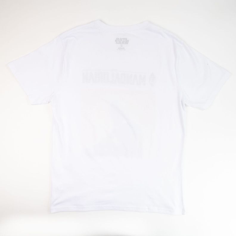 Polera Hombre Mandalorian Picture Blanco Star Wars-1