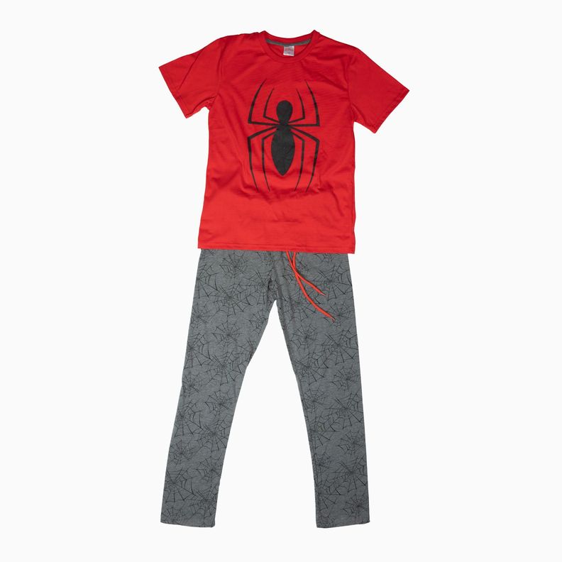 Pijama Niño Spiderman Aracnido Rojo Marvel-3