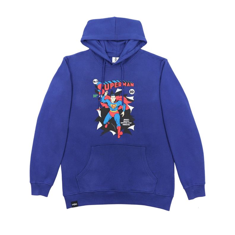 Poleron Hombre Superman Team Up Azul DC Comics-0