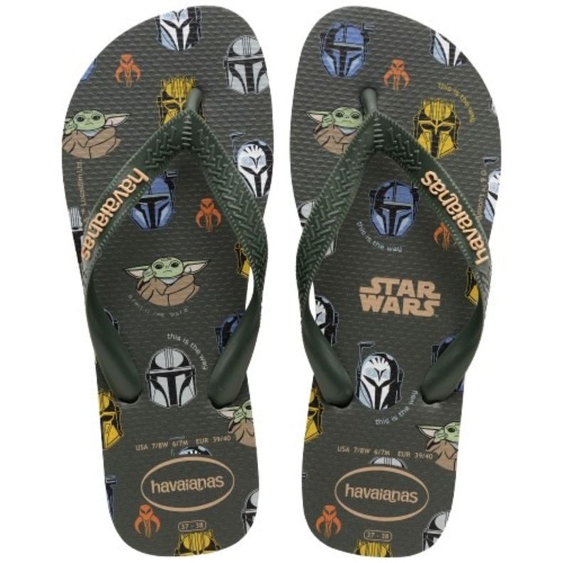 Sandalias Hombre Star Wars Verde Havaianas-0