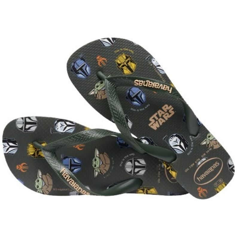Sandalias Hombre Star Wars Verde Havaianas-4