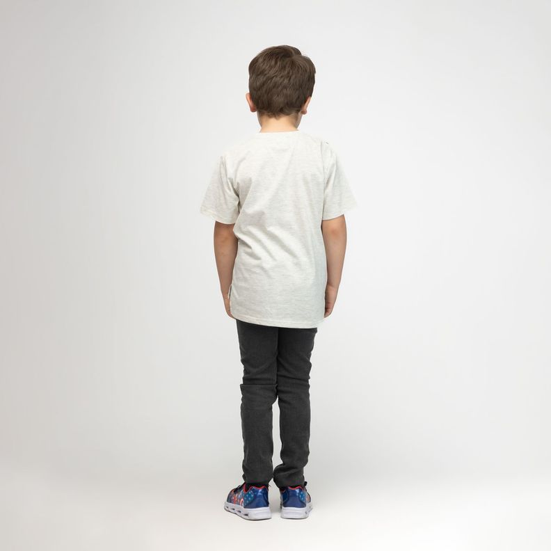 Polera Niño Pose Spiderman Gris Marvel-2