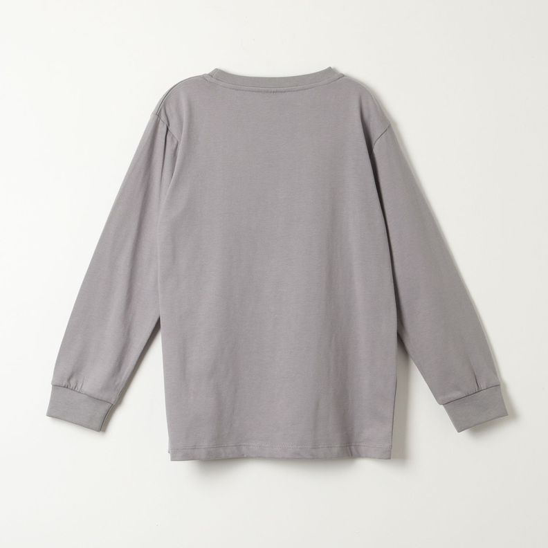 Polera Manga Larga Niño Force Gris Sonic-2