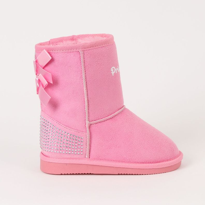 Bota Chiporro Niña Princesas Cintas Rosado Disney-1