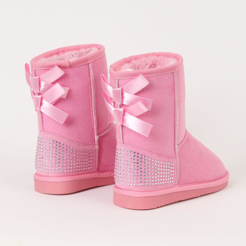 Bota Chiporro Niña Princesas Cintas Rosado Disney-2
