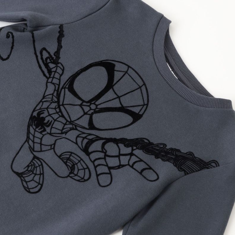 Conjunto Niño Spidey Swinging Gris Marvel-1
