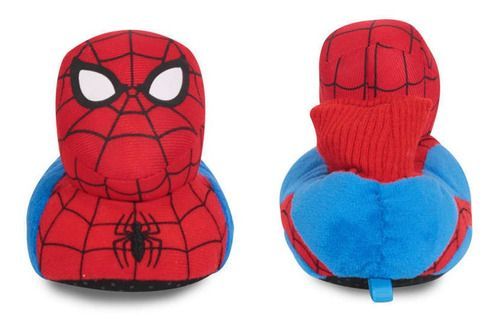 Pantufla 3D Niño Spiderman Cara Rojo Marvel-1