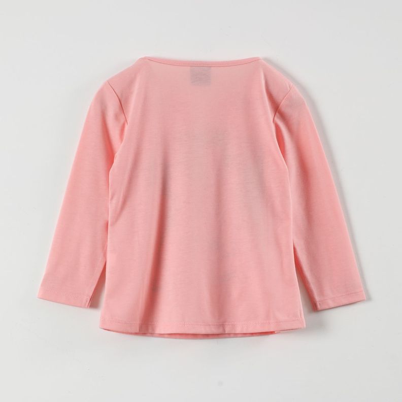 Polera Manga Larga Niña Minnie Kitty Rosado Disney-2