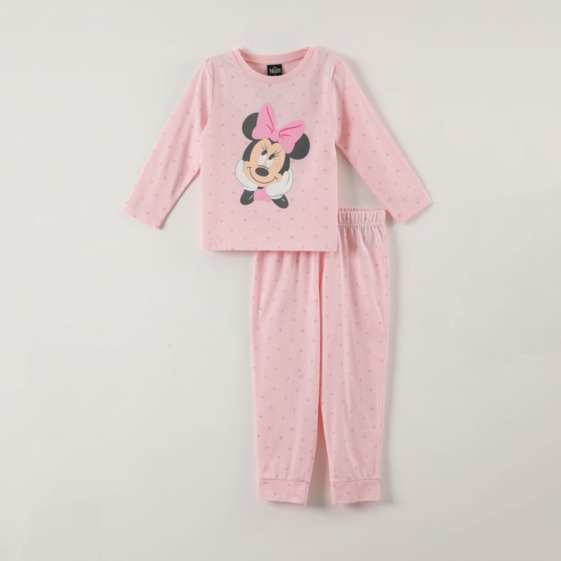 Conjunto Pijama Niña Minnie Soñadora Rosado Disney-0