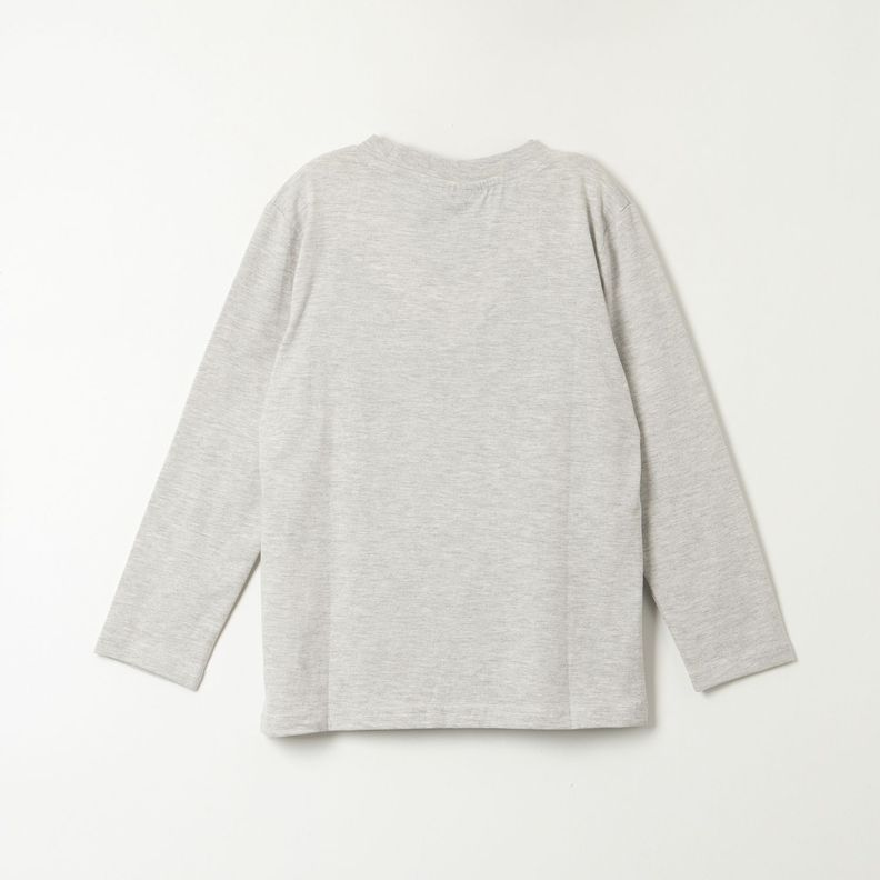 Polera Manga Larga Niño Reversible Gris Minecraft-4