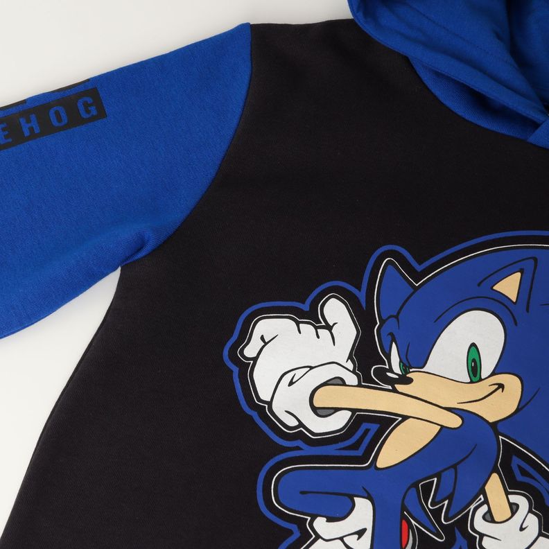 Buzo Niño Blue Blur Negro Sonic-1