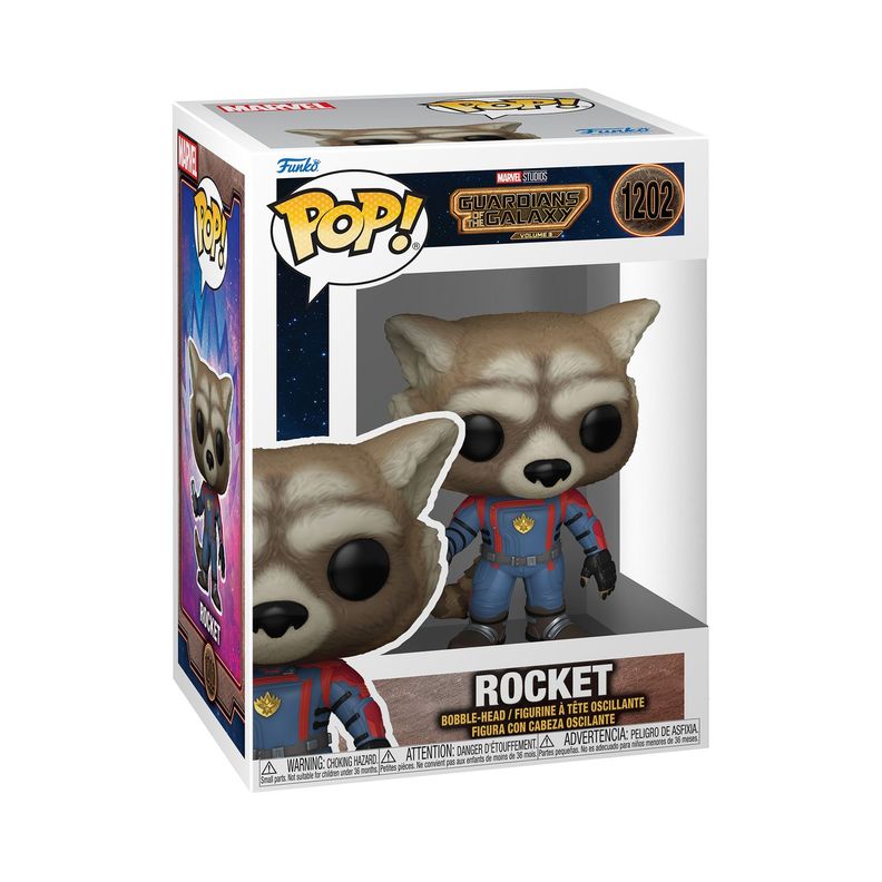 Funko Pop Rocket Marvel - 1202-1