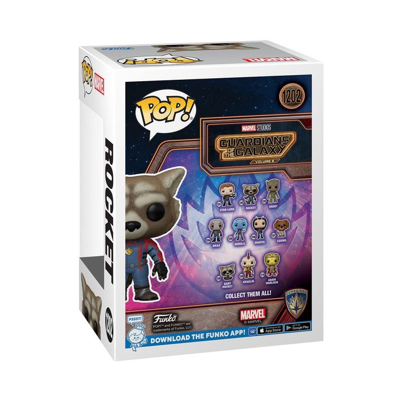 Funko Pop Rocket Marvel - 1202-2