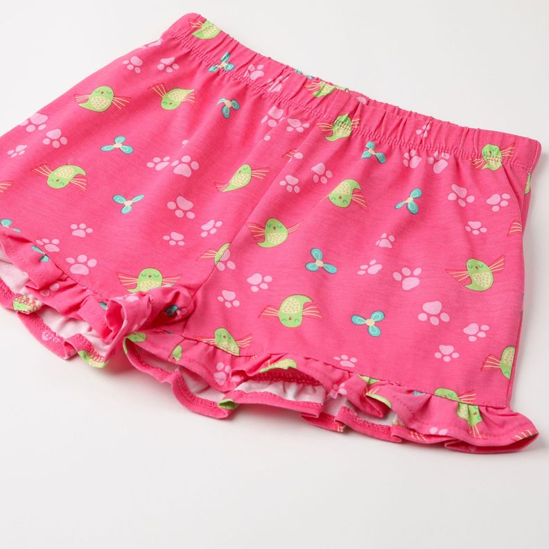 Pijama Corto Niña Happy Verde Paw Patrol-3