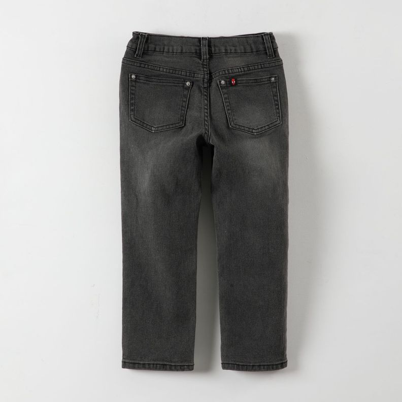 Jeans Niño Spiderman Logo Negro Marvel-4