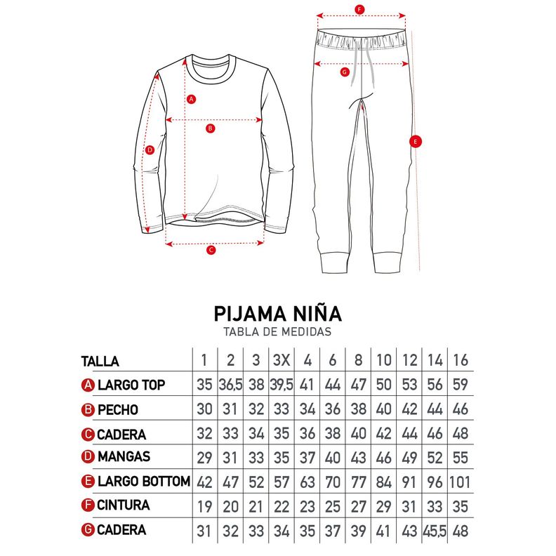 Pijama Niña Skye Dream Rosado Paw Patrol-3