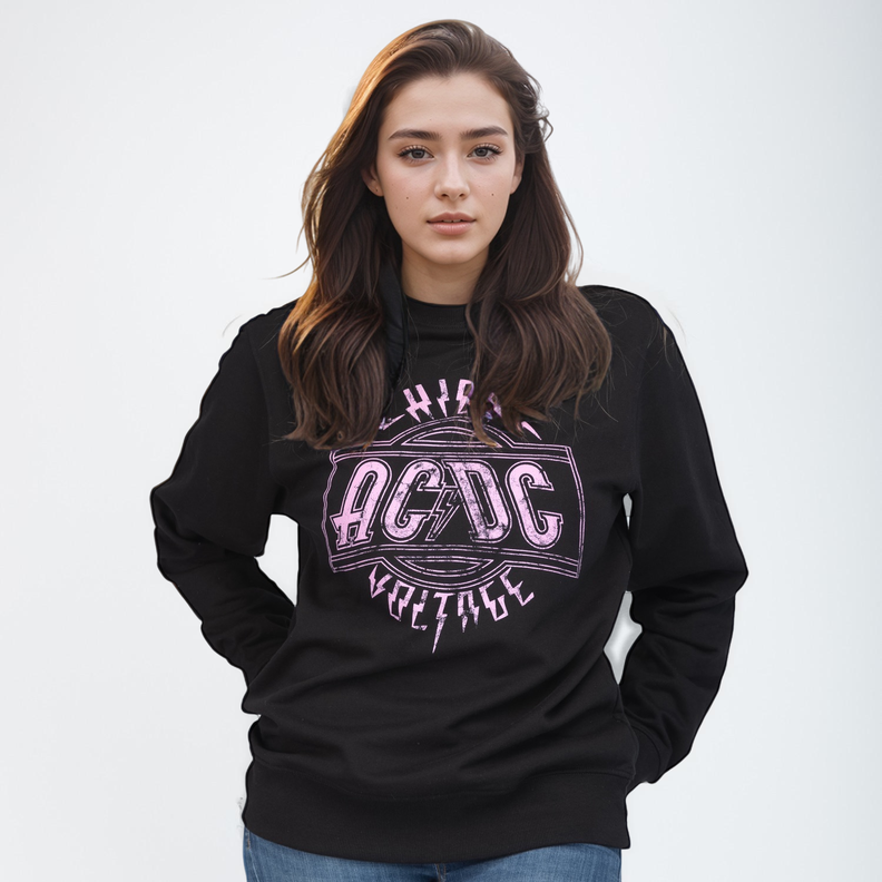Poleron Mujer Ac/Dc High Negro Ac/Dc-0