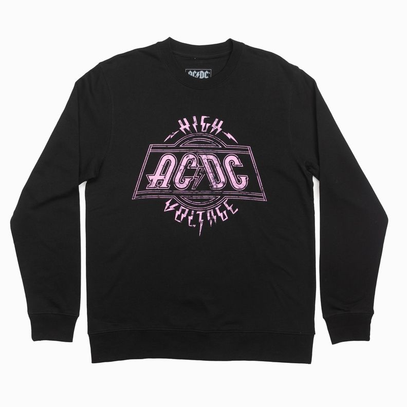 Poleron Mujer Ac/Dc High Negro Ac/Dc-1