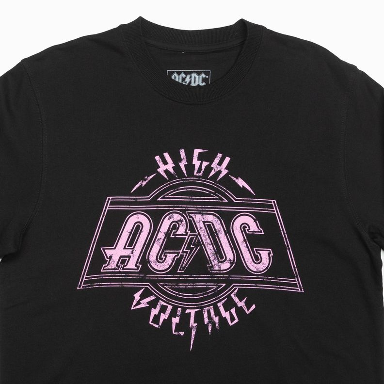 Poleron Mujer Ac/Dc High Negro Ac/Dc-3