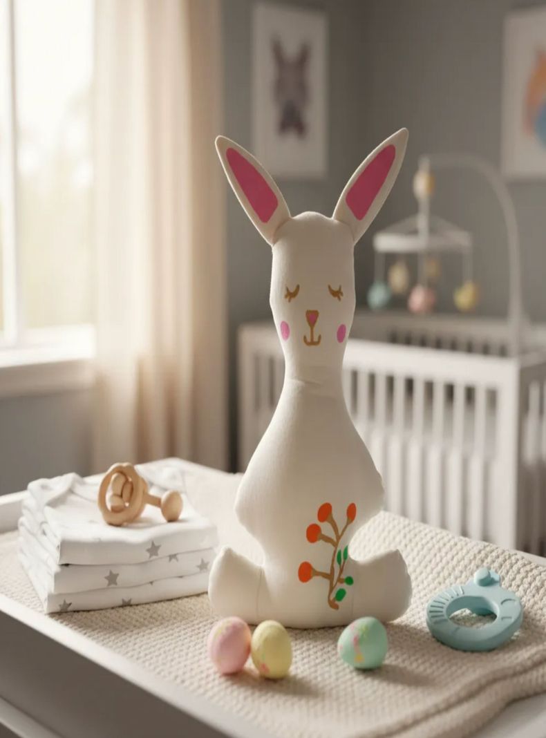 Conejo apego peluche 100% algodon antialergico