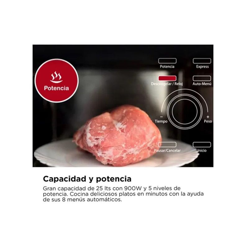 Microondas Digital 25 Litros TH25DM-3