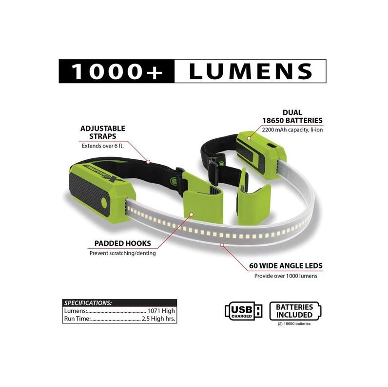 BARRA DE LUCES LED RECARGABLE ACCESORIOS PARA AUTO-2