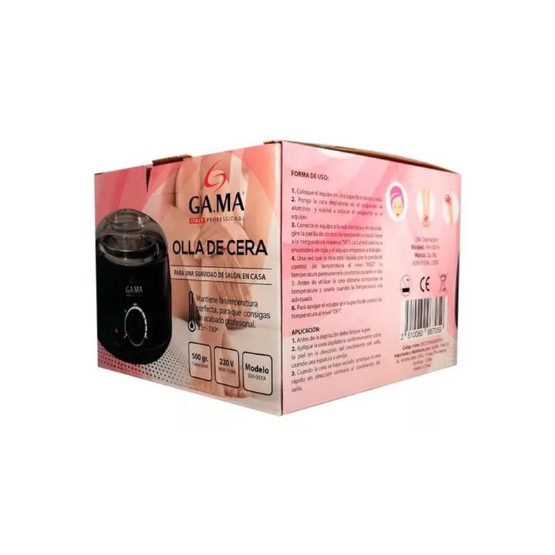OLLA DE CERA GAMA 500gr NEGRO-1