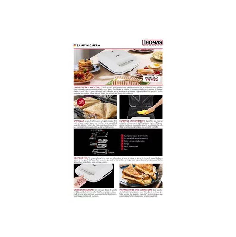 SANDWICHERA THOMAS TH952-2