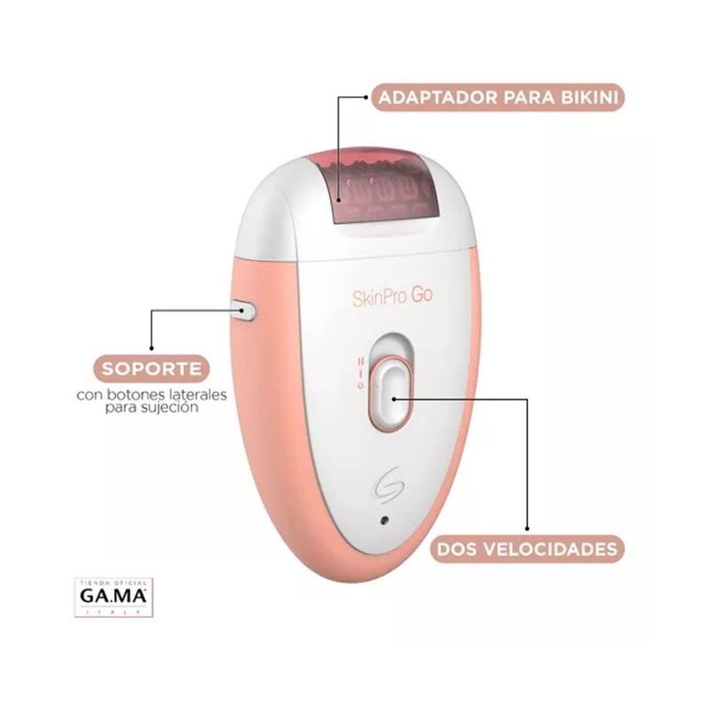 DEPILADORA GAMA ELECTRICA SKIN PRO GO USB-2